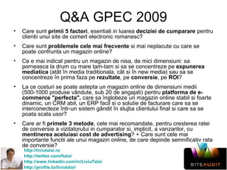 Q&A GPEC 2009 ,[object Object],[object Object],[object Object],[object Object],[object Object]
