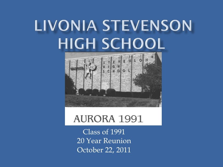 Livonia stevenson high school reunion