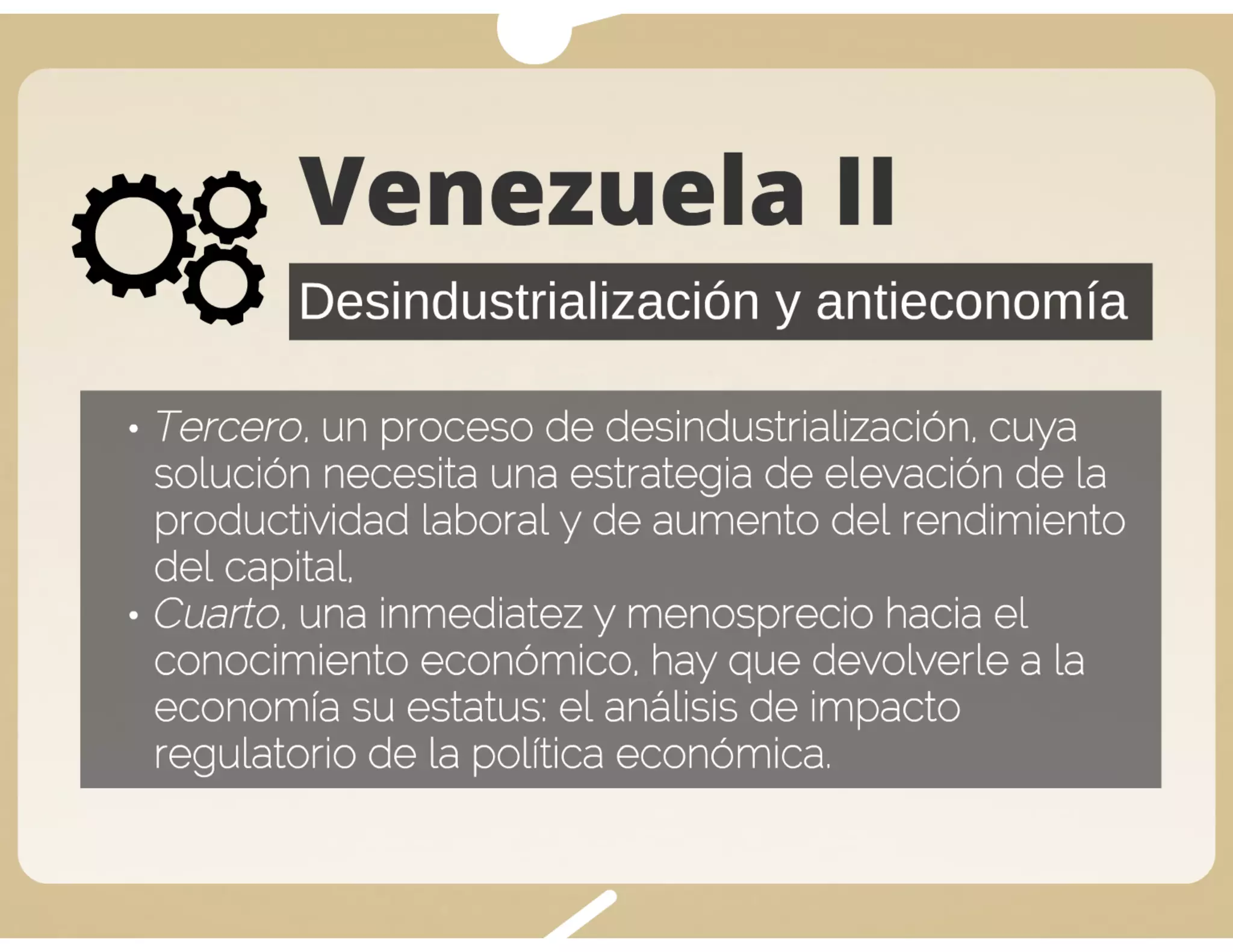 Perspectivas Económicas de Venezuela 2015 (Presentación)