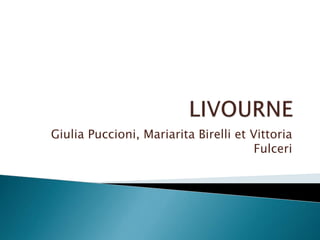 Giulia Puccioni, Mariarita Birelli et Vittoria
Fulceri
 