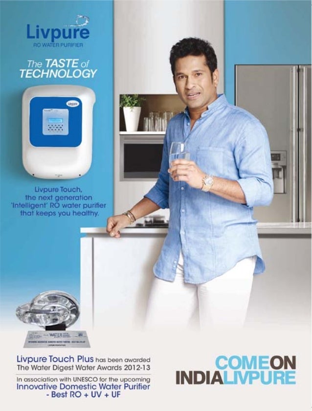 Livpure Touch Plus the next generation intelligent RO water purifier