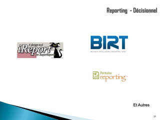 Reporting - Décisionnel

Et Autres
21

 
