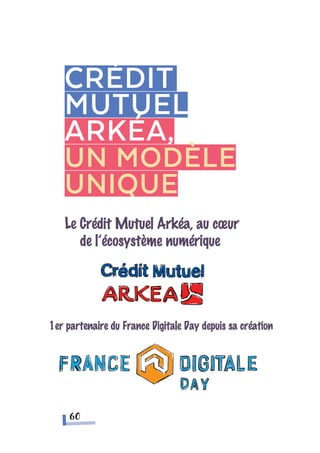 Crédit
Mutuel
Arkéa,
un modèle
unique
60
 