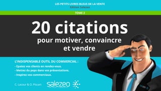 Petit Livre Bleu De La Vente Citations Pour Motiver Convaincre