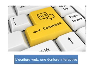 L’écriture web, une écriture interactive 
