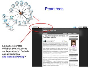 Pearltrees   La manière dont les contenus sont visualisés sur la plateforme n’est-elle pas assimilable à  une forme de  framing   ?  