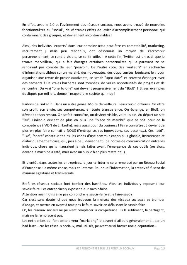 Christian Cour versus rencontres