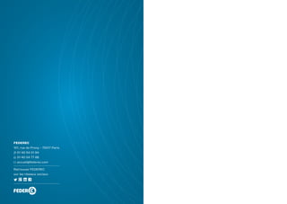 fedeReC
101, rue de Prony – 75017 Paris
L01 40 54 01 94
U01 40 54 77 88
aaccueil@federec.com
retrouvez feDerec
sur les réseaux sociaux
   
 