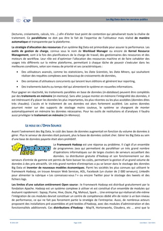 [livre blanc] "Les Big Data pour les services publics : enjeux, technologies et usages" CXP / Teradata (Avril 2015)