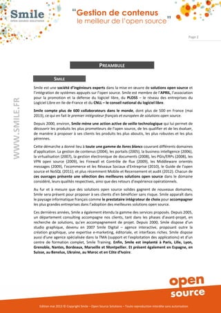 Livre blanc Smile - Le meilleur des CMS open source | PDF