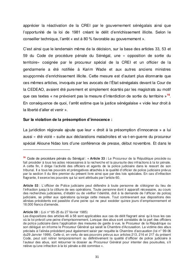 Article 529-10 du code de procedure penale senegal pdf