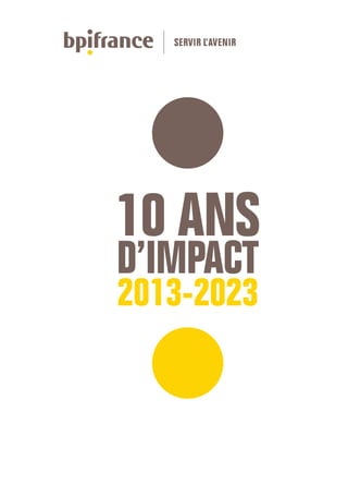 10 ANS
D’IMPACT
2013-2023
 