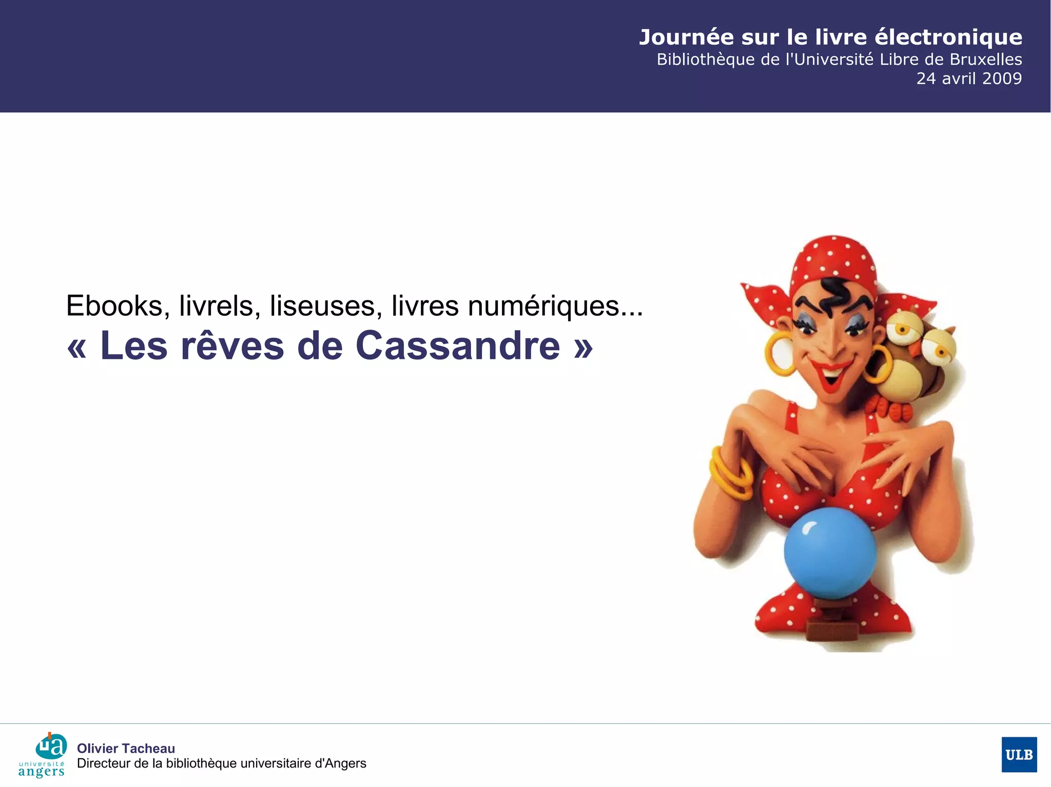 Les livrels à la BU d'Angers