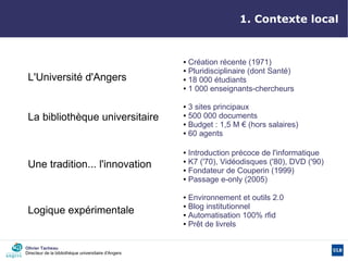 Les livrels à la BU d'Angers