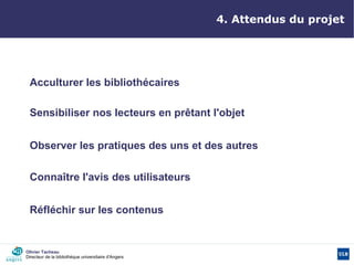 Les livrels à la BU d'Angers