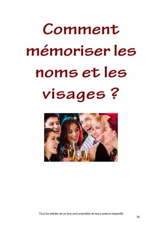 Tous les articles de ce livre sont propriétés de leurs auteurs respectifs
36
 