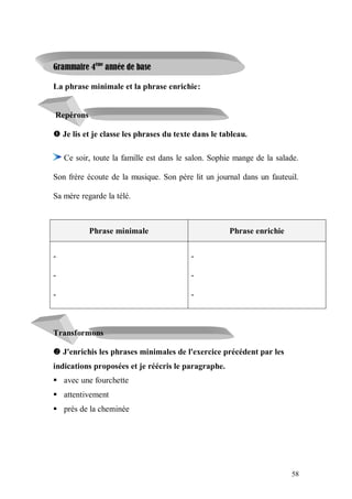Livre Parascolaire Francais 4 Eme Annee Primaire