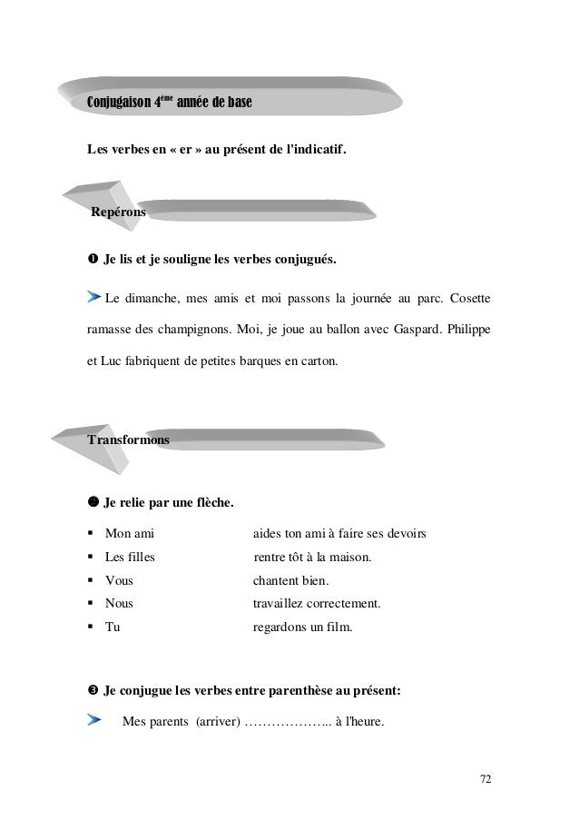 Livre Parascolaire Francais 4 Eme Annee Primaire