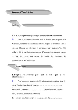 Livre Parascolaire Francais 6 Eme Annee Primaire