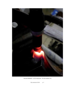 Xavier CHARRITON - TICEM 
Support accoudoir SIC 
Clip Industrie 2014 p 4 
 