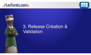 3. Release Création &
Validation
 
