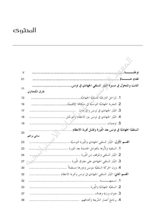 ‫المحتوى‬
………………………………………..………………V
…………………………………………..………..01
………………..……..
11
1………………….…………..12
2……………………..16
317
418
519
23
23
123
224
327
430
32
132
233
337
438
‫ﺔ‬‫ﻴ‬‫ﺠ‬‫ﻴ‬‫ﺗ‬‫ﺍ‬‫ﺮ‬‫ﺘ‬‫ﺳ‬
‫ﻻ‬‫ﺍ‬‫ﺕ‬
‫ﺎ‬‫ﺳ‬
‫ﺍ‬‫ﺭ‬‫ﺪ‬‫ﻠ‬‫ﻟ‬‫ﻲ‬
‫ﺴ‬
‫ﻧ‬‫ﻮ‬‫ﺘ‬‫ﻟ‬‫ﺍ‬‫ﺪ‬‫ﻬ‬‫ﻌ‬‫ﻤ‬‫ﻟ‬‫ﺍ‬
 