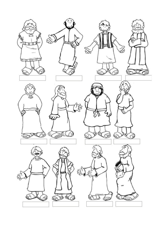 LIVRET À COLORIER LES APÔTRES DE JÉSUS LIVRET À COLORIER LES APÔTRES DE JÉSUS