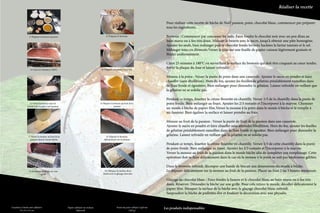 Réaliser la recette


                                                                                                                                                         Pour réaliser cette recette de bûche de Noël passion, poire, chocolat blanc, commencer par préparer
                                                                                                                                                         tous les ingrédients.

                         1/ Préparer le biscuit macaron                                                 2/ Préparer le brownie                           Brownie : Commencer par concasser les noix. Faire fondre le chocolat noir avec un peu d’eau au
                                                                                                                                                         bain-marie ou à feu très doux. Malaxer le beurre avec le sucre, jusqu’à obtenir une pâte homogène.
                                                                                                                                                         Ajouter les œufs, bien mélanger puis le chocolat fondu les noix hachées la farine tamisée et le sel.
                                                                                                                                                         Mélanger tous ces éléments.Verser la pâte sur une feuille de papier cuisson légèrement graissée et
                                                                                                                                                         l’étaler uniformément.
                                                                                                                                                         	
                                                                                                                                                         Cuire 25 minutes à 180°C en surveillant la surface du brownie qui doit être craquant au cœur tendre.
                           3/ Cuire 25 minutes à 180°C                                              4/ Préparer la mousse à la poire
                                                                                                                                                         Sortir la plaque du four et laisser refroidir.
                                                                                                                                                         	
                                                                                                                                                         Mousse à la poire : Verser la purée de poire dans une casserole. Ajouter le sucre en poudre et faire
                                                                                                                                                         chauffer (sans ébullition). Hors du feu, ajouter les feuilles de gélatine préalablement ramollies dans
                                                                                                                                                         de l’eau froide et égouttées. Bien mélanger pour dissoudre la gélatine. Laisser refroidir en veillant que
                                                                                                                                                         la gélatine ne se solidie pas.

                                                                                                                                                         Pendant ce temps, fouetter la crème fleurette en chantilly. Verser 1/3 de la chantilly dans la purée de
                         5/ Verser la mousse dans le                                               6/ Péparer la mousse au fruit de la                   poire froide. Bien mélanger au fouet. Ajouter les 2/3 restants et l’incorporer à la maryse. Chemiser
                       moule et le remplir à mi-hauteur                                                          passion
                                                                                                                                                         un moule à bûche de papier film.Verser la mousse à la poire dans le moule à bûche et le remplir à
                                                                                                                                                         mi-hauteur. Bien égaliser la surface et laisser prendre au frais.

                                                                                                                                                         Mousse au fruit de la passion : Verser la purée de fruit de la passion dans une casserole.
                                                                                                                                                         Ajouter le sucre en poudre et faire chauffer sans atteindre l’ébullition. Hors du feu, ajouter les feuilles
                                                                                                                                                         de gélatine préalablement ramollies dans de l’eau froide et égoutter. Bien mélanger pour dissoudre la
                         7/ Verser la mousse au fruit de la                                             8/ Déposer le brownie
                                                                                                                                                         gélatine. Laisser refroidir en veillant que la gélatine ne se solidie pas.
                           passion dans le moule bûche                                                délicatement sur la mousse                         	
                                                                                                                                                         Pendant ce temps, fouetter la crème fleurette en chantilly. Verser 1/3 de cette chantilly dans la purée
                                                                                                                                                         de poire froide. Bien mélanger au fouet. Ajouter les 2/3 restants et l’incorporer à la maryse.
                                                                                                                                                         Verser la mousse au fruit de la passion dans le moule bûche afin de compléter son remplissage. Cette
                                                                                                                                                         opération doit se faire délicatement dans le cas où la mousse à la poire ne soit pas totalement gélifiée.

                                                                                                                                                         Dans le brownie refroidi, découper une bande de biscuit aux dimensions du moule à bûche.
                         9/ Démouler la bûche sur une                                                 10/ Masquer la surface de la                       Le déposer délicatement sur la mousse au fruit de la passion. Placer au frais 2 ou 3 heures minimum.
                                   grille                                                            bûche avec le glaçage chocolat
javascrip
         t:MdcSho
                 wD     iv(‘media                                                                                                                        Glaçage au chocolat blanc : Faire fondre le beurre et le chocolat blanc au bain-marie ou à feu très
                                 ’,-1) javas
                                                 cript:Md
                                                              cShowDiv
                                                                        (‘media’,-
                                                                                                                                                         doux. Réserver. Démouler la bûche sur une grille. Pour cela retirer le moule, décoller délicatement le
                                                                                    1) javascr                                                           papier film. Masquer la surface de la bûche avec le glaçage chocolat blanc refroidi.
                                                                                                 ipt:MdcS
                                                                                                         howDiv(
                                                                                                                 ‘media’,-1
                                                                                                                            ) javascrip                  Saupoudrer la bûche de paillettes d’or et finaliser la décoration avec une physalis.
                                                                                                                                       t:MdcSho
                                                                                                                                               wD     iv(‘media
                                                                                                                                                               ’,-1) javas
                                                                                                                                                                             cript:Md
                                                                                                                                                                                     cShowDiv
                                                                                                                                                                                             (‘media’,-
        Gouttière à bûche anti-adhésive                          Papier sulfurisé en rouleau                        Purée de poire william CapFruit    Les produits indispensables                     1) javascr
                                                                                                                                                                                                                    ipt:MdcS
                35 x 8 x 5,5 cm                                           Bakewell                                              (450 g)                                                                                     howDiv(        La qualité professionnelle pour tous !
 