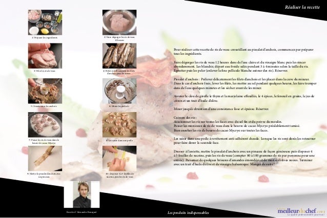 Menu de Noël des chefs