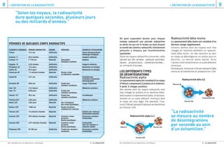 Radioactivite Definition livret-radioactivite.pdf tout sur la radioactivité | PDF