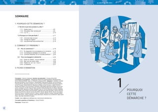 LIVRET PÉDAGOGIQUE

ALLONS-Y, ALLONS VERS !

SOMMAIRE
1. POURQUOI CETTE DÉMARCHE ?
1.1	Qu’est ce qui nous pousse à y aller ?
	 1.1/1 Quelle vision ? ..................................................... p.6
	 1.1/2 Articulation Aller-vers/accueil ............................... p.8
	 1.1/3 Luc 10 1-11 ............................................................. p.10
	
1.2 Pourquoi ce n’est pas facile ? ..................................... p.11
	1.2/1 J’ai envie mais j’ai peur ........................................ p.12
	 1.2/2 Change ton regard ! ............................................. p.14
	 1.2/3 Les personnes sans territoire fixe ........................ p.16

2. COMMENT S’Y PRENDRE ?
2.1

Par où commencer ? ................................................. p.19

	2.1/1 Du diagnostic à la connaissance d’un territoire ... p.19
	 2.1/2 Connaissance partagée d’un territoire ................. p.20
	 2.1/3 Comment démarrer sur un nouveau territoire ? ... p.22
2.2

Pour accompagner la démarche .............................. p.24

	2.2/1
	 2.2/2
	 2.2/3
	 2.2/4

Entrer en relation : trucs et astuces ..................... p.24
Aller vers les mains vides .................................... p.26
Passer du « je » au « nous » ............................... p.29
La relecture .......................................................... p.31

3. FICHES D’ANIMATION

Conception : Secours Catholique, directeur de publication : François SOULAGE,
coordination de la rédaction : Département Recherche Expérimentations Développement :
Anne-Catherine BERNE, Jean-Luc GRAVEN et Etienne NOEL, rédacteurs : Sandrine LLUANSI
Bouches-du-Rhône, Aix-en-Provence, Célia MONNET Bouches-du-Rhône, Aix-en-Provence,
Pascale MICHEL Bouches-du-Rhône, Aix-en-Provence, Martine KHANFIR Bouches-du-Rhône,
Aix-en-Provence, Michel MISTRAL Bouches-du-Rhône, Aix-en-Provence, Joëlle DE MORO
Bouches-du-Rhône, Aix-en-Provence, Geneviève GREGAREK Bouches-du-Rhône, Aix-en-Provence, Christophe LALAIN Hauts de Seine, Danièle GURDJIAN Bouches du Rhône, Marseille
Maryse BAUKEL Bouches du Rhône, Marseille, Elsa LETTELIER Bouches du Rhône, Marseille
Marie Noëlle CWICZYNSKI Aude Roussillon,Yvette MOLINS Aude Roussillon, Patrick HARTOG
Savoie, Eva BOIJOLS Savoie, Corinne VILLEMOT Savoie, Myriam RETEL Savoie, Anne-Marie
NICOLAS Savoie, Christiane GOULLET Rhône, Ghislaine VANHILLE Rhône, Gwenaël SEIBEL
Seine-Saint-Denis, Tidiane CISSOKO Seine-Saint-Denis, Marcela VILLALOBOSCID Seine-SaintDenis, Jean Marc BAUSSON Finistère
Contact : dept.red@secours-catholique.org / www.secours-catholique.org
Conception graphique et illustrations : Vincent FISSON

1

POURQUOI
CETTE
DÉMARCHE ?

Publication : Février 2014

4

5

 