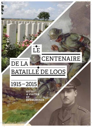 SITES
À VISITER
ET
ÉVÈNEMENTS
	 	 	 CENTENAIRE
DE LA
BATAILLE DE LOOS
1915 – 2015
LE
 