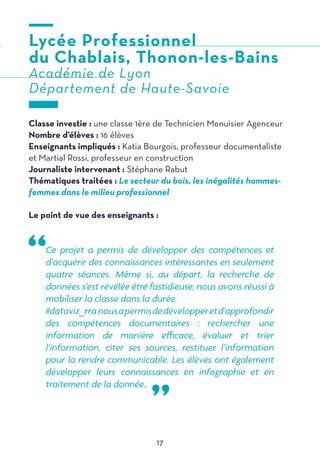 Lycée Aiguerande
de Belleville
Académie de Lyon
Département du Rhône
Classe investie : une classe de 2nde européenne
Nombr...