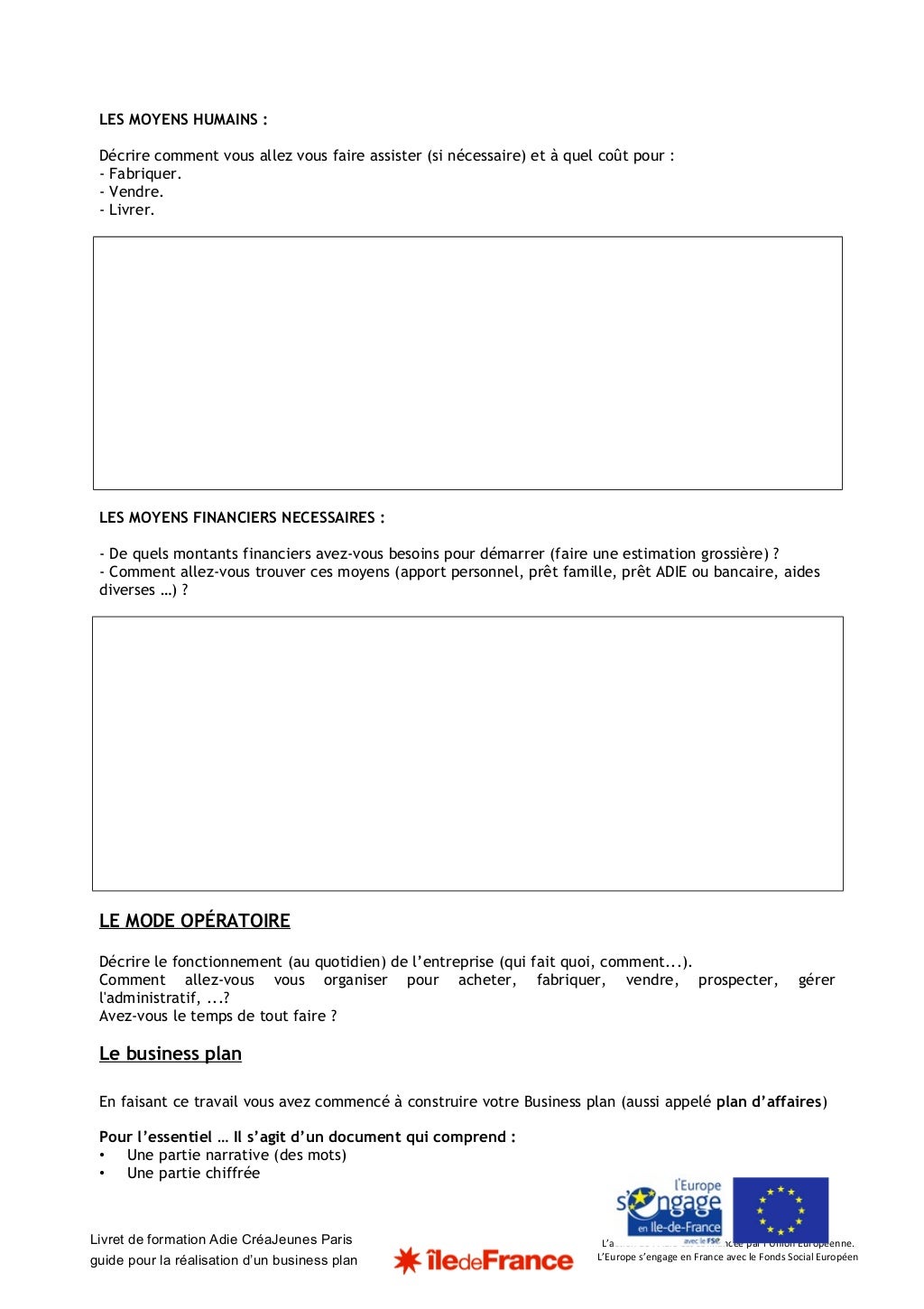 Livret de formation