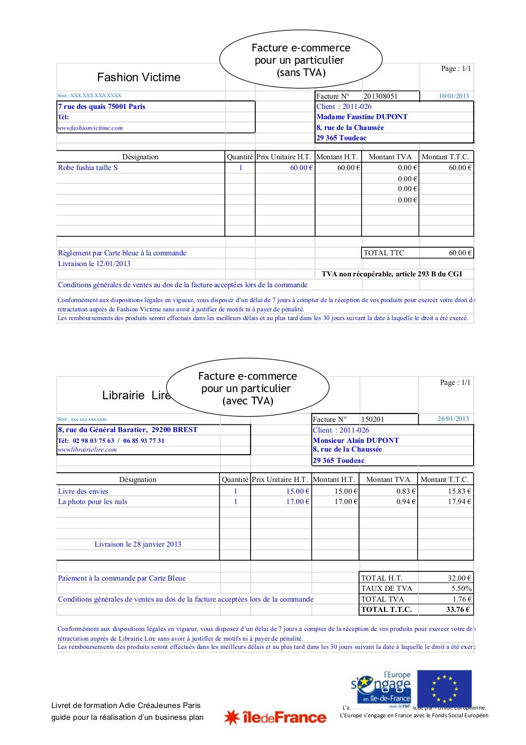 Livret de formation