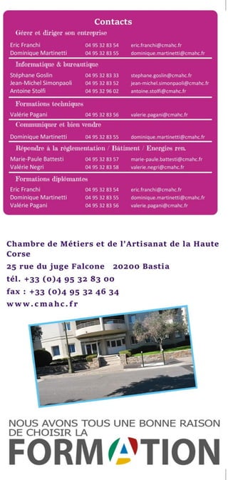 Catalogue des Formations 1er semestre 2017