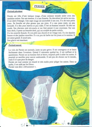 Persée et le regard de pierre