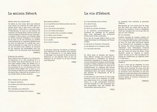 La maison Hébert
La jeunesse d’un artiste, la jeunesse
d’Hébert
Maintenant ma vie prend plus de sens,
j’ai des rêves qui m’ont dit ce que me
donnera du bonheur. J’irai à l’Académie
d’art qui changera ma vie et qui fera de
moi, un vrai artiste.
Ma vie présente
Parfois j’arrête de penser, parfois je
suis pur sentiment, pure sensibilité…
il y a toujours des choses pour exprimer
et rien ne peut être meilleur. Quand
je me réveille j’ai seulement le temps
de sentir, de vivre, d’apercevoir. Mes
vêtements sont totalement d’accord
avec moi, avec ma personnalité, avec ce
que j’ai envie de dire, de faire. C’est
amusant quand je regarde le monde
autour de moi, je ne vois seulement les
choses de l’extérieur, je regarde aussi
à l’intérieur.
La vieillesse d’un artiste, la vieillesse
d’Hébert
Il n’y a rien que je regrette. Je suis
devenu un jeu de couleurs, et rien ne
me fait plus heureux. En plus, j’ai été
un artiste extraordinaire, j’ai utilise
la peinture pour exprimer ce que j’ai
toujours eu dans mon cœur, et je remercie
la sensibilité que j’ai développé et pour
m’avoir donné le pouvoir d’utiliser le
langage de l’art.
ISABELLA
Hébert essai de peindre Mari
Ce matin je suis allée dans mon atelier
pour faire un portrait de cette jolie et
petite fille qui, à mon avis, a été tou-
jours belle… cette fille a quelque chose
d`intéressant, ce pour ça que j’essaie de
capturer sa beauté dans l’œuvre d’art qui
n’arrive jamais à être finie, qui n’arrive-
ra jamais à être pareil a sa beauté. Même
si aucune couleur ressemble à la couleur
de sa peau ou de ces cheveux, je profite
spécialement de la regarder, mystérieuse,
et puis, la dessiner. Je prends mon pin-
ceau, je mélange le rouge avec le noire et
un peu de jaune pour obtenir la couleur
de ces cheveux qui descendent vers son
visage, vers ces épaules, tout doucement.
ISABELLA
Il est dans l’atelier de hébert un tableau
pour déssiner et des chaises pour assier,
acote le chevalet il y a un petite table
il mélanger les couleurs et des piceau de
dessieril el les tableau dans la mur de
l’atelier et un blacar il ya des plouses
poue dessiner.
OTMAN
L’atelier du peintre
Dans l’atelier du peintre, il y a beaucoup
de tableaux. Il y a des peintres. Il y a
une statue d’un jeune Italien. Et il y a
une autre statue, cette une femme. Il y a
un plafond. Sur le plafond on peut voir
une peinture. Il y a un chevalet avec une
peinture d’une femme. Sur le mur, il y a
une peinture ‘Hébert pour antérieurement
son mort. Dans l’atelier du peintre, il y a
une petite table et deux chaises.
SANA
Dans l’atelier du peintre.
Il range de couleur.
La palette est utilisée pour mettre.
La couleur.
Des costumes pour dessiner.
Un tube et avec toutes les couler.
ANAS
Dans maison Hébert :
Il y a une table pour dessine dans son lit.
Il y a en bois.
Il y a une harpe pour jouer.
Il y a un Piano pour jouer.
Il y a la corde pour la cloche a sommé.
Il y a table pour écrier.
Il y a un groupe plumes horloge.
Il y a palet.
Il y a huile couler.
KARIM
La vie d’Hébert
Il a les cheveux noirs courts.
Il a vécu 91 ans.
Il est né en 1817.
Il était un peintre français.
Il se consacra principalement à la
peinture de paysages et de genres,
mais créa également des peintures
historiques et des portraits.
De la fin de l’année 1866 à 1873, il est
nommé directeur de l’Académie de France
à Rome.
Il est mort la Tronche à Grenoble.
Il est décédé le 05 novembre 1908.
Il a les yeux marrons.
SUELA
En 1901, dans la Gazette des Beaux-
Arts, Hébert raconte ses souvenirs de
pensionnaire à l’Académie de France,
rappelant notamment la chance d’avoir
eu pour directeurs, Ingres peut Schuetz.
Le séjour à Rome, instauré par Louis XIV,
avait pour but de former le gout et de
perfectionner la pratique des jeunes
artistes lauréats du Prix de Rome en les
immergeant dans les autres originales
des maitres de l’Antiquité et de la
Renaissance.
Il est assis sur une chaise. Il à de longs
cheveux noirs et un chapeau. Il porte
une veste noire. Il a un large pantalon
blanc. Il a des chaussettes épaisses
avec des motifs. Il a des chaussons sur
des chaussettes avec des motifs. Des
chaussettes extraordinaire.
SUELA
 