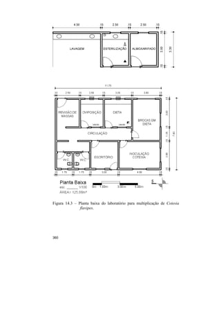 Figura 14.3 – Planta baixa do laboratório para multiplicação de Cotesia
               flavipes.




360
 