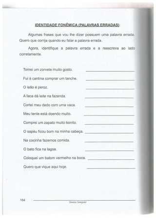 Atividades Corretivas