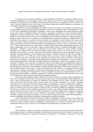 Crimes do Comunismo China e União Soviética