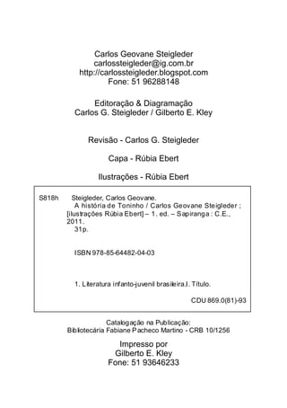 A HISTÓRIA DE TONINHO