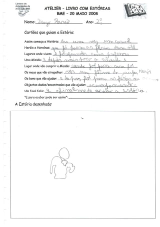 Livro com Estórias - 20 Maio 2008