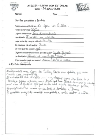 Livro com Estórias - 20 Maio 2008