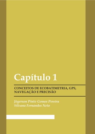 CONCEITOS DE ECOBATIMETRIA, GPS,
NAVEGAÇÃO E PRECISÃO
 