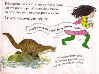 Livro lavar, escovar e esfregar