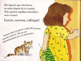 Livro lavar, escovar e esfregar