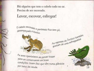 Livro lavar, escovar e esfregar