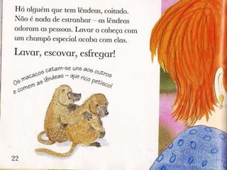 Livro lavar, escovar e esfregar