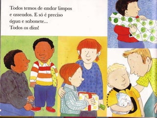 Livro lavar, escovar e esfregar